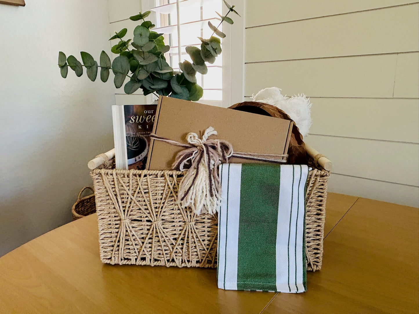 custom real estate closing gift with curated items