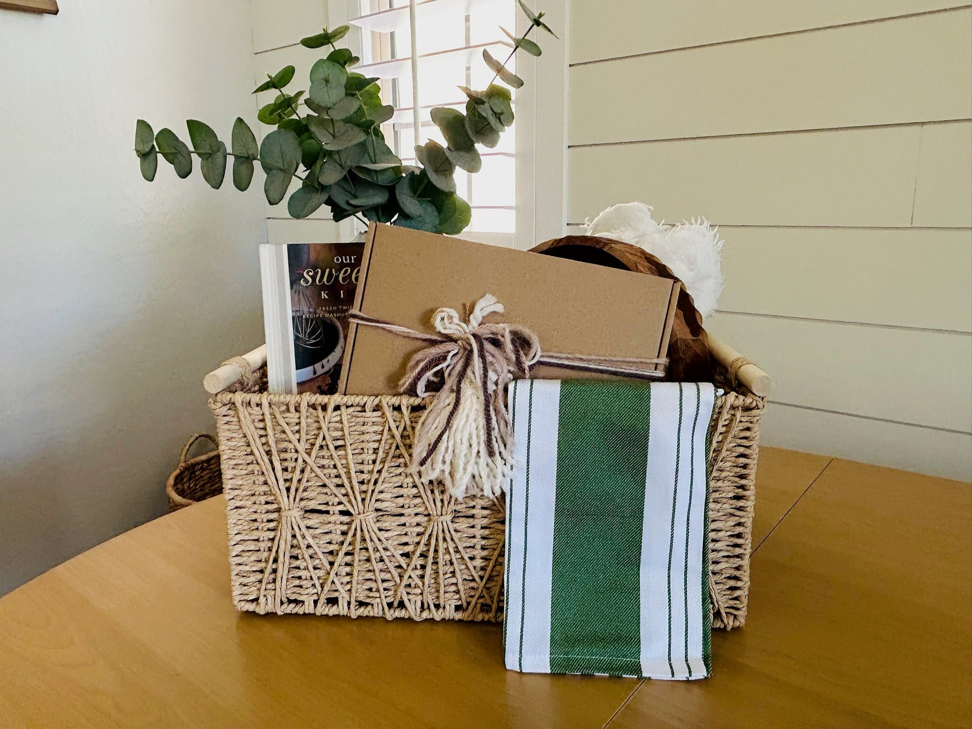 custom real estate closing gift with curated items