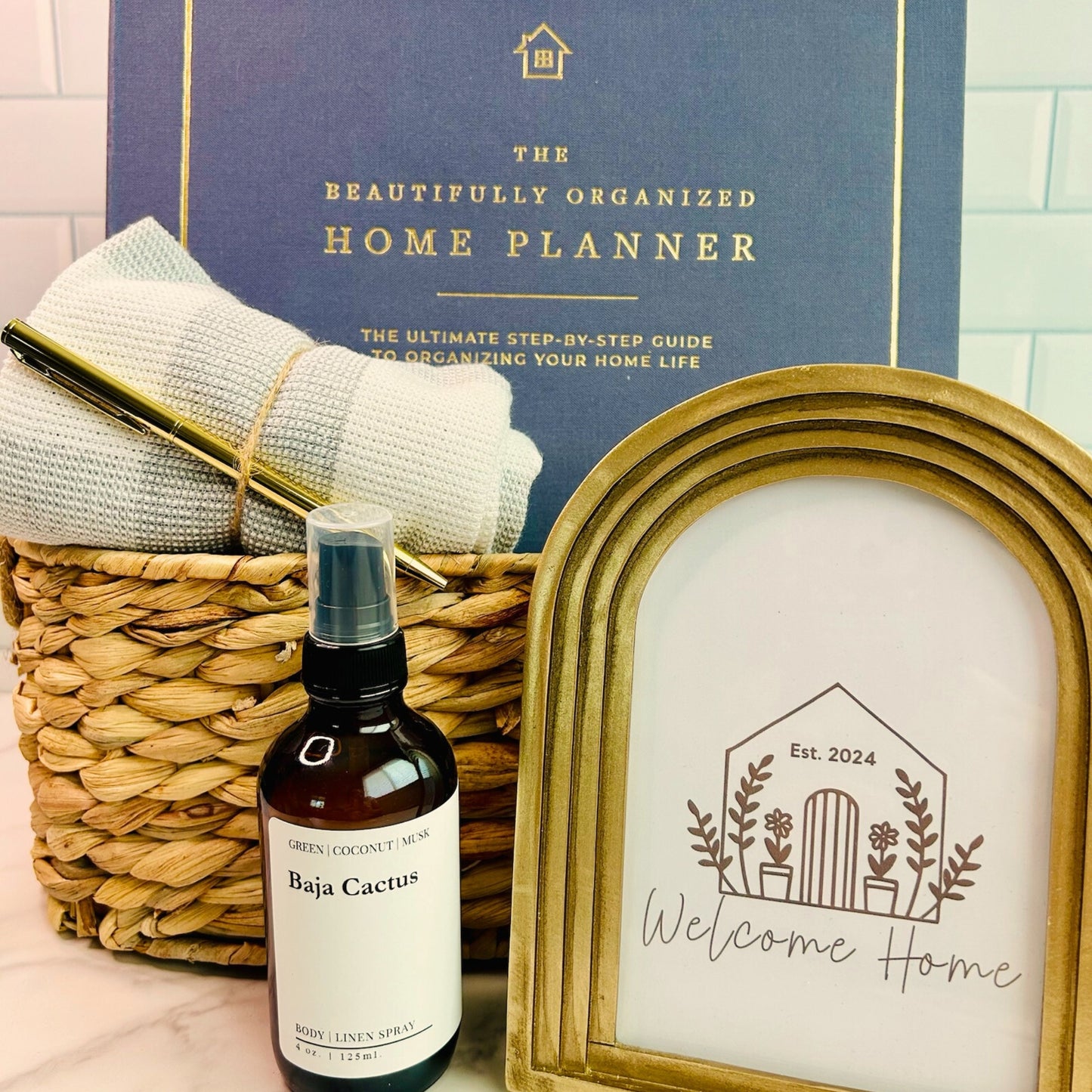 new home gift basket, real estate gift, realtor gift idea, housewarming gift, nice gift