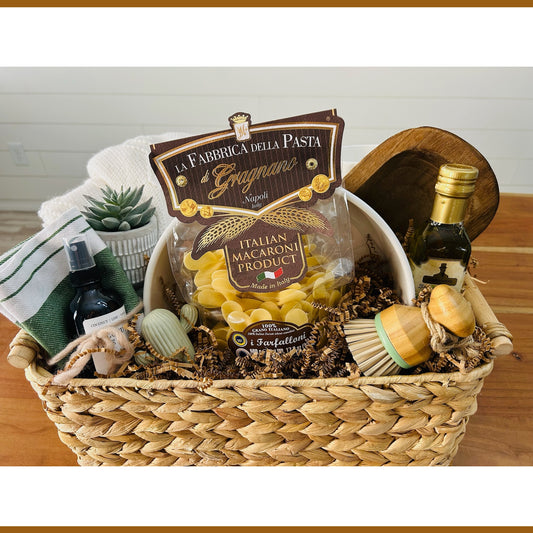 custom real estate closing gift with curated items
