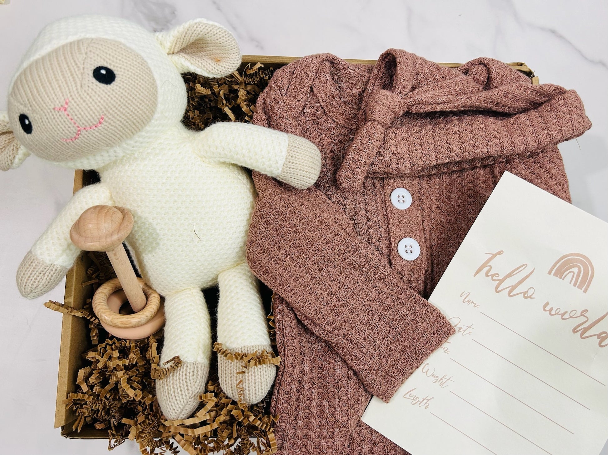 a sweet gift for a new baby. Perfect for real estate agents to send to clients to celebrate!