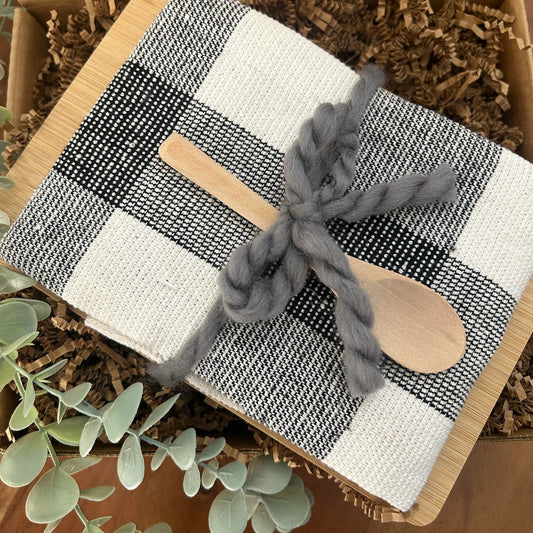 realtor, realtor  client check-in, small gift from realtor, homey gift, kitchen gift, thank you gift, housewarming gift